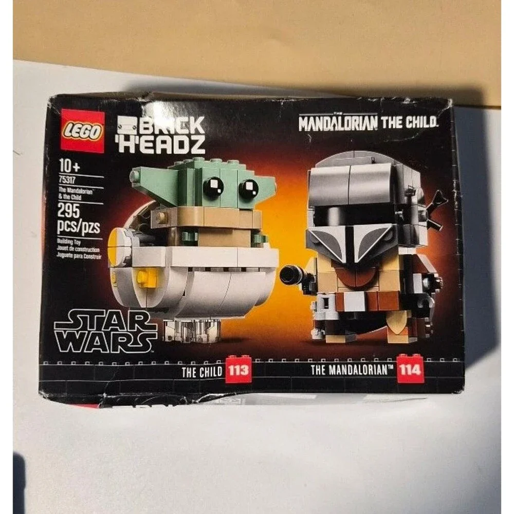 LEGO BrickHeadz Star Wars Mandalorian & The Child 75317 New Sealed Box